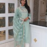 light blue kurti