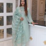 cyan kurti