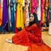 Rust Sharara Set