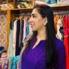 Purple Pintex Desinger Kurta Set With Patola Dupatta (Fabric: Russian Silk)