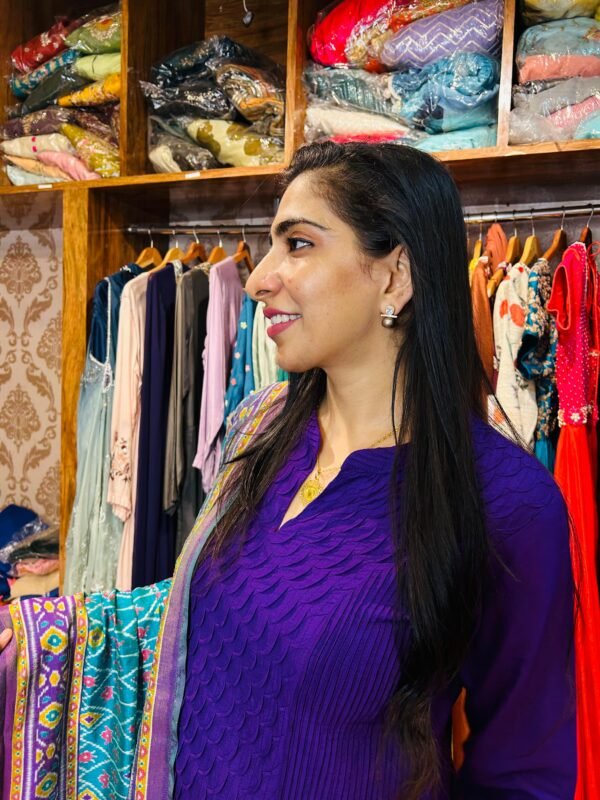 WhatsApp Image 2025-06-09 at 17.28.13 (1) Purple Pintex Desinger Kurta Set With Patola Dupatta (Fabric: Russian Silk)