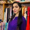 Purple Pintex Desinger Kurta Set With Patola Dupatta (Fabric: Russian Silk)