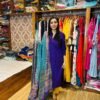 Purple Pintex Desinger Kurta Set With Patola Dupatta (Fabric: Russian Silk)