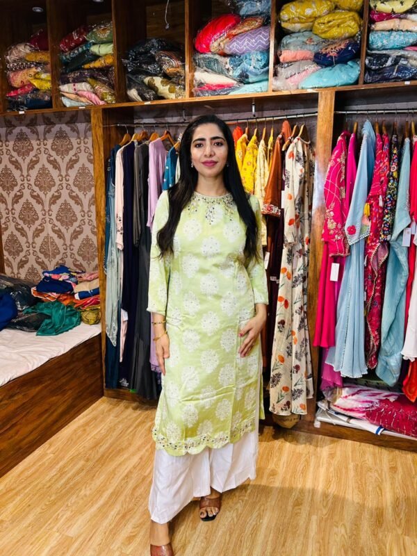 Pesta Green Pure Modal Kurta Set (Fabric: Pure Modal Silk)