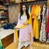 Baby Pink Pure Modal Silk Kurta Set