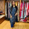 Royal Blue Pure Banarasi Kurta Set