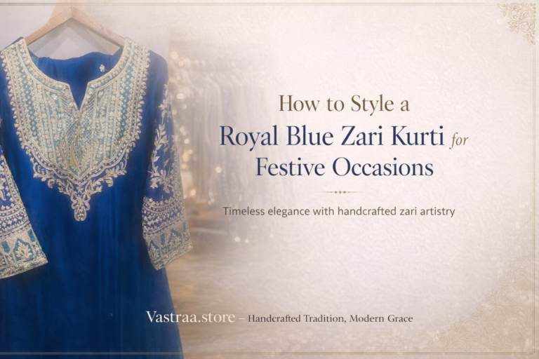 Royal Blue Kurta